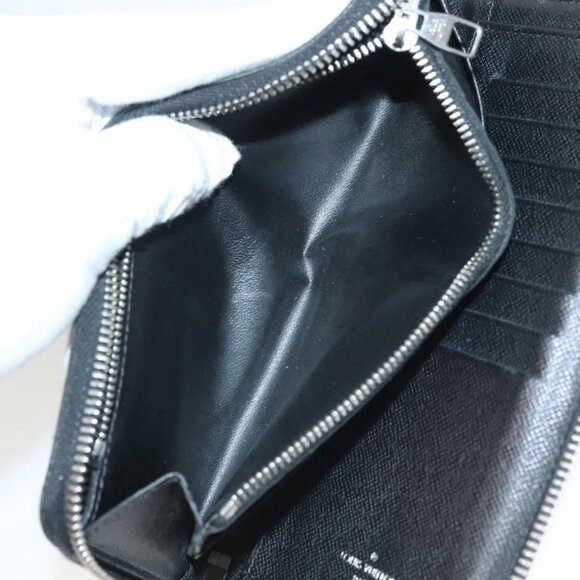 LOUIS VUITTON Damier Graphite Zippy Wallet Vertical N63095 LV Auth SW1050 - Picture 12 of 16